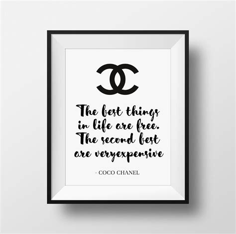 chanel brand slogan|free printable coco chanel quotes.